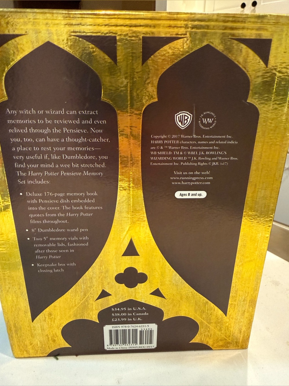 Harry Potter Pensieve Memory Set - Black and Gold - Picture 7 of 7